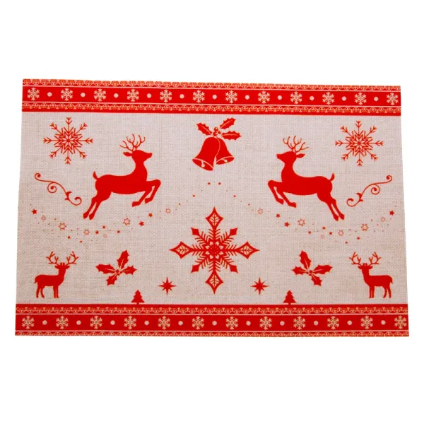 Коврик для сервировки стола новогодний Merry Christmas and Happy New Year 45х30 см - фото 1