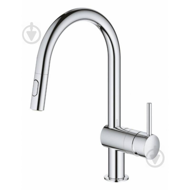 Смеситель для кухни с выдвижным изливом Grohe Minta 32321002 (330134)
