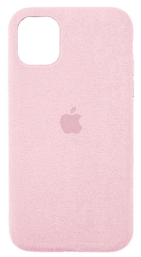 Чехол-накладка ALCANTARA Case Full для iPhone 12 Pro Max 6.7" Розовый (100533)