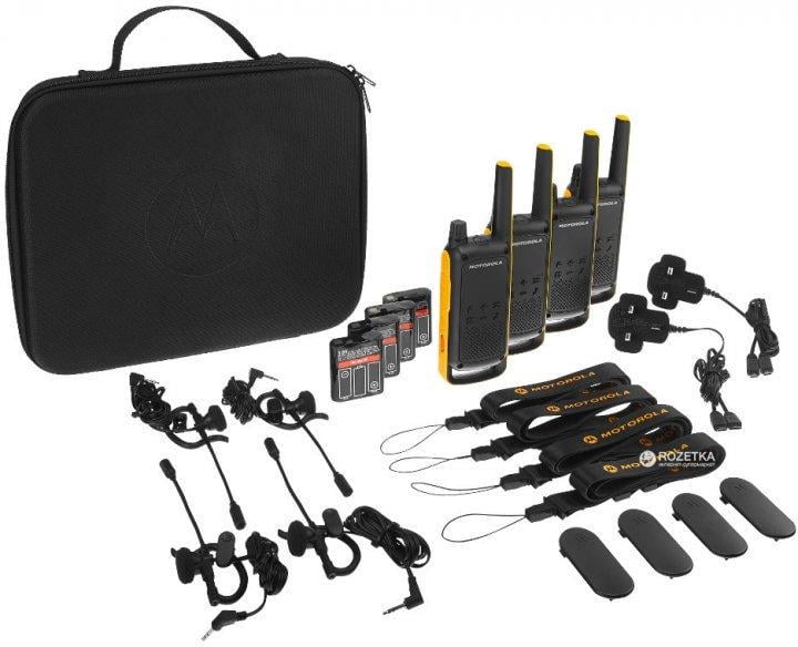 Рация портативная Motorola Talkabout T82 Extreme Quad Pack 4 шт. (2371524983_eurо_2) - фото 4