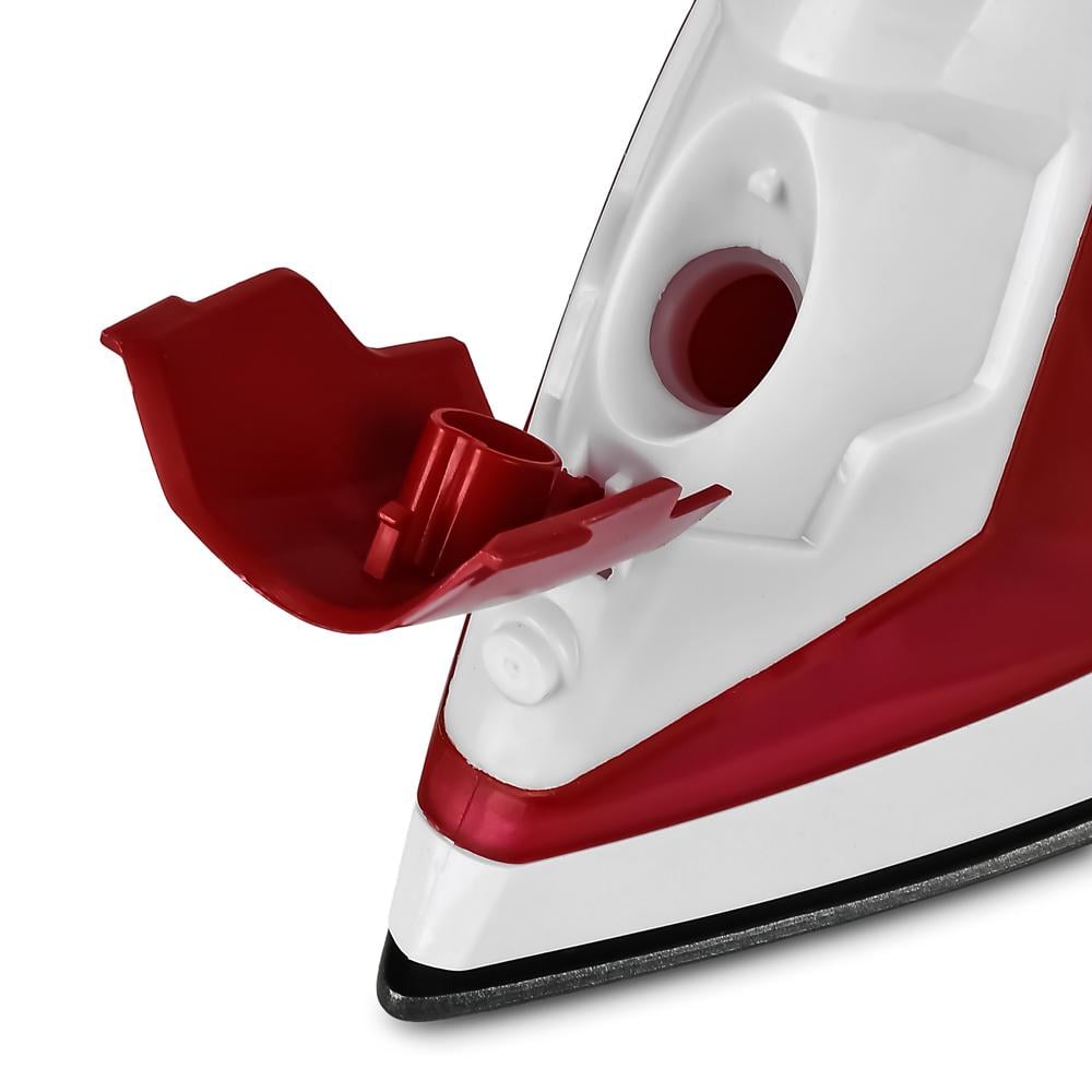 Утюг с антипригарной подошвой ROYALMASTER РМ-555 Белый с красным (R98022) - фото 4 Утюг с антипригарной подошвой ROYALMASTER РМ-555 Белый с красным (R98022) - фото 4