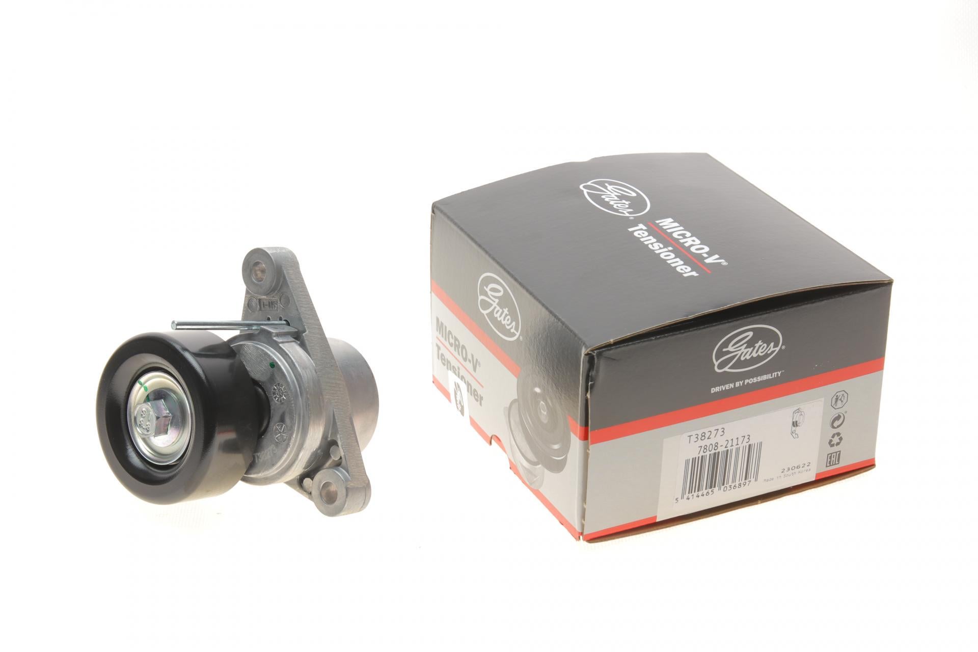 Ролик генератора GATES T38273 Daewoo Magnus/Chevrolet Epica 2.0/2.5 06-11 натяжной 70x27 мм