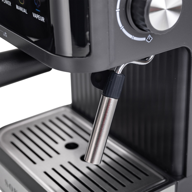 Кофеварка рожковая с капучинатором Sokany SK-04025 1,8 л профессиональная электрическая 850 Вт Черный - фото 7