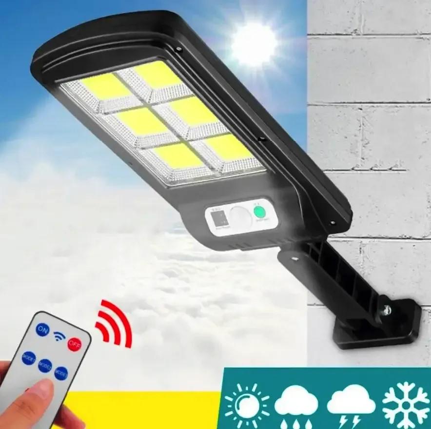 Фонарь на столб Solar Light 6COB с пультом на солнечных батареях (3357) - фото 4