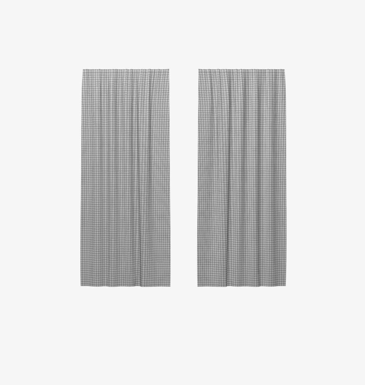 Шторы хлопковые BIG YETI Клетка 180х250 см Grey (с2-030471v36) Шторы хлопковые BIG YETI Клетка 180х250 см Grey (с2-030471v36)