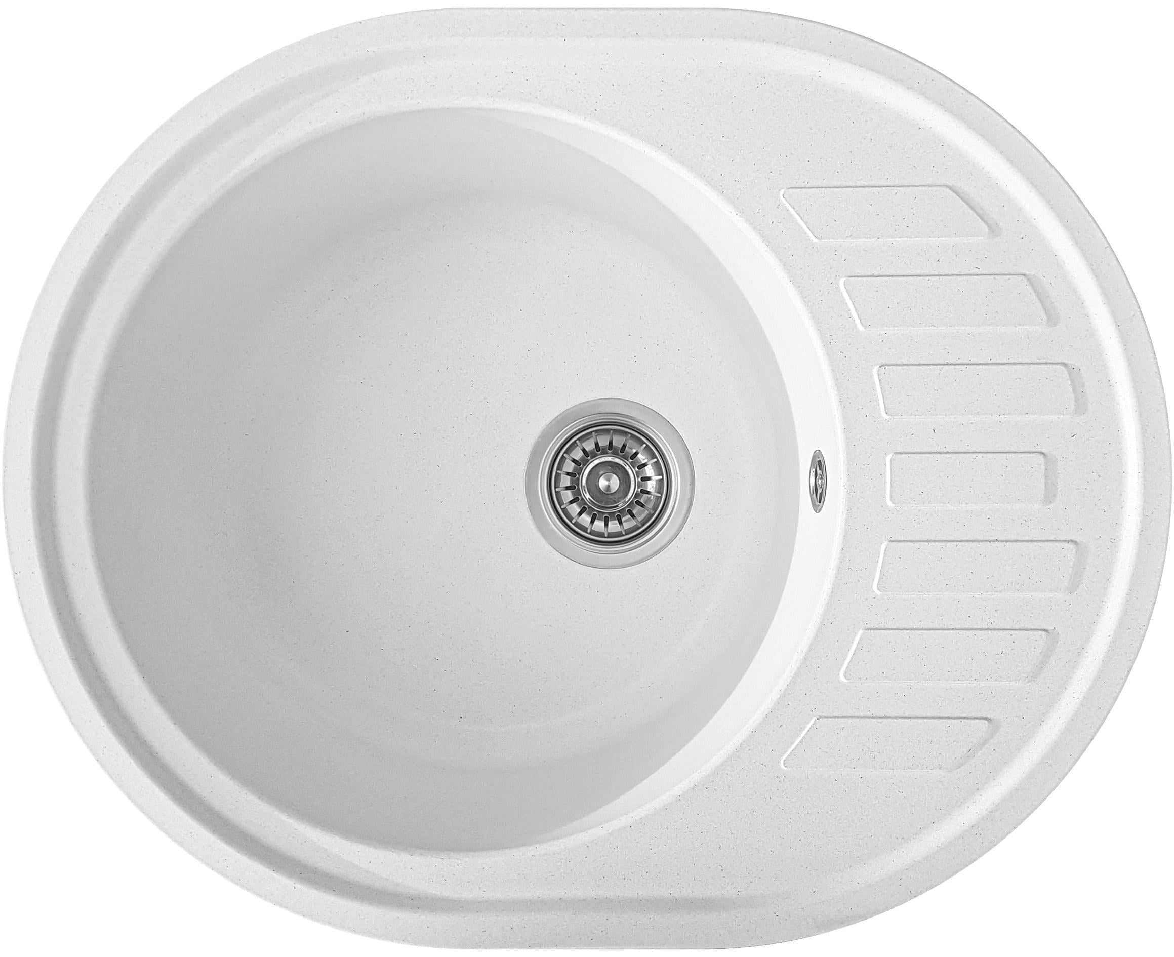 Мойка кухонная Valetti 23N 620x500 мм Белый