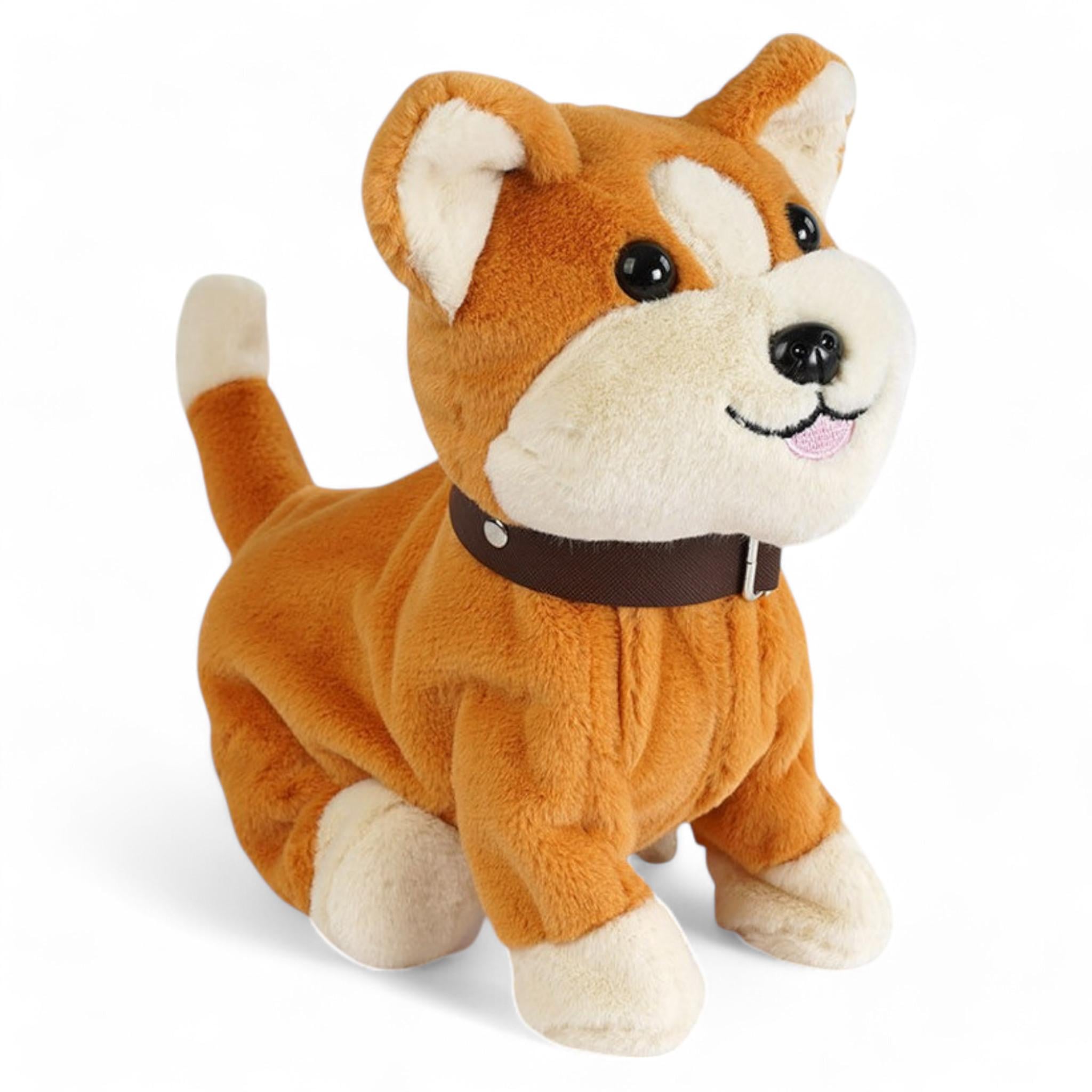 Робот собачка Hot Fur Star Вельш-корги Выполняет 5 команд Поет песню Ходит на радиоуправлении (G_T 513)