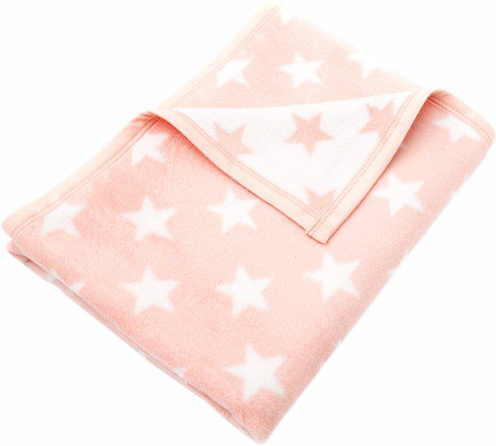 Плед дитячий Ideia Baby Stars 90x120 см Powder (CN20603) - фото 1