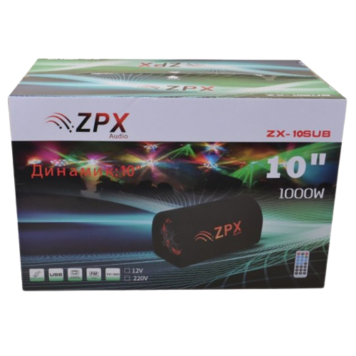 Акустическая система ZPX 10 см 1000W Черный (ZX 10CM_1393) - фото 3