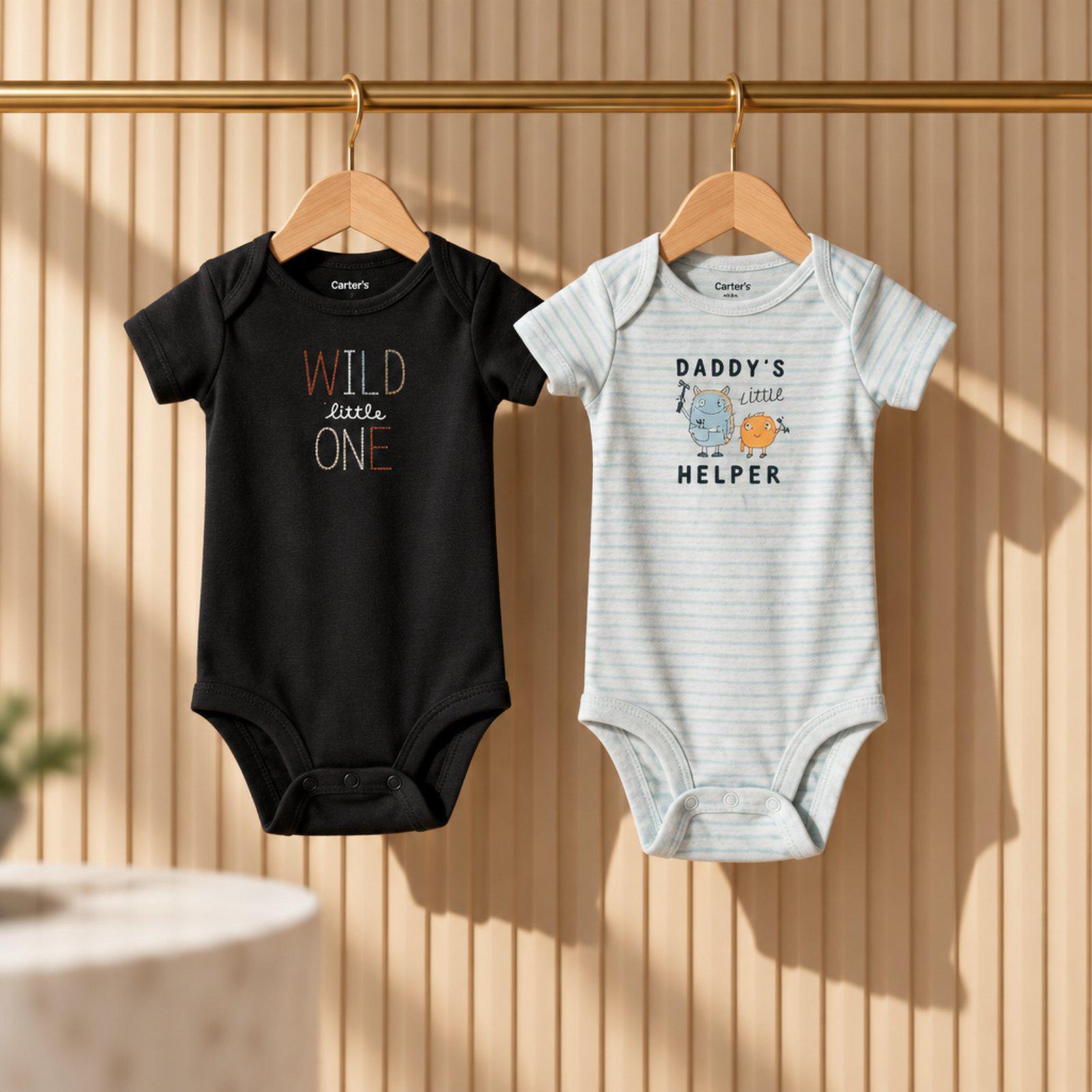 Комплект боді з коротким рукавом Carters для хлопчика 76 см 12 міс. (1811522132) Комплект боді з коротким рукавом Carters для хлопчика 76 см 12 міс. (1811522132)