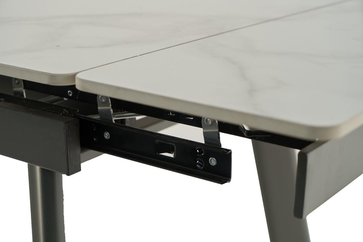 Стіл обідній розсувний Ветро 900-1400x750x750 мм Каса вайт/Сірий (TМ-80) - фото 5 Стіл обідній розсувний Ветро 900-1400x750x750 мм Каса вайт/Сірий (TМ-80) - фото 5