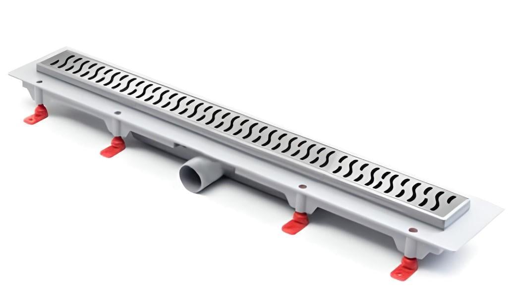 Канал душевой МСН горизонтальный фланец 850 мм решетка Гармония/комбинированный сифон (CH-850H) Канал душевой МСН горизонтальный фланец 850 мм решетка Гармония/комбинированный сифон (CH-850H)