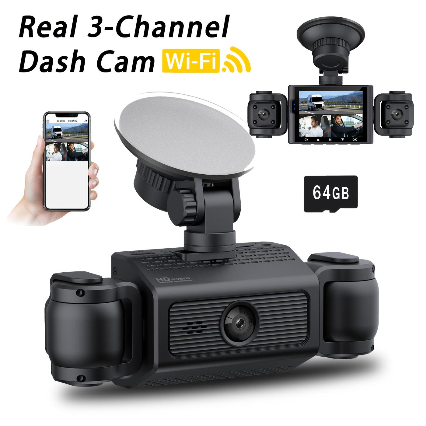 Відеореєстратор автомобільний на 3 камери Wi Fi Full HD (TS-5561) - фото 5 Відеореєстратор автомобільний на 3 камери Wi Fi Full HD (TS-5561) - фото 5