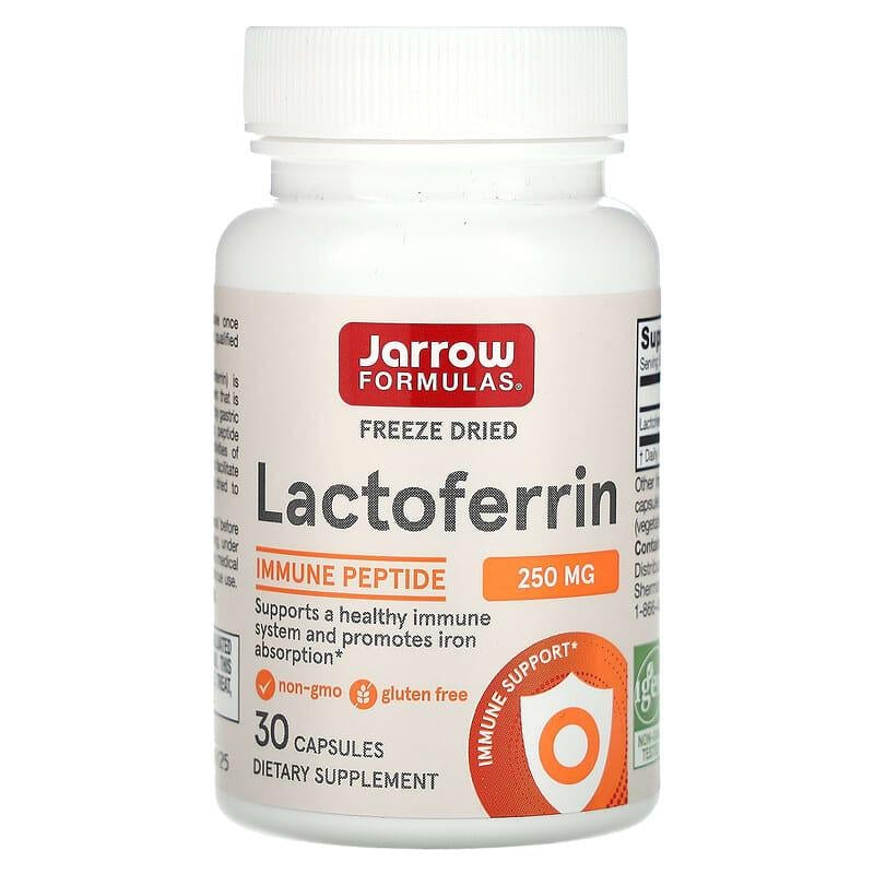 Лактоферрин Jarrow Formulas Lactoferrin 250 мг 30 капс.