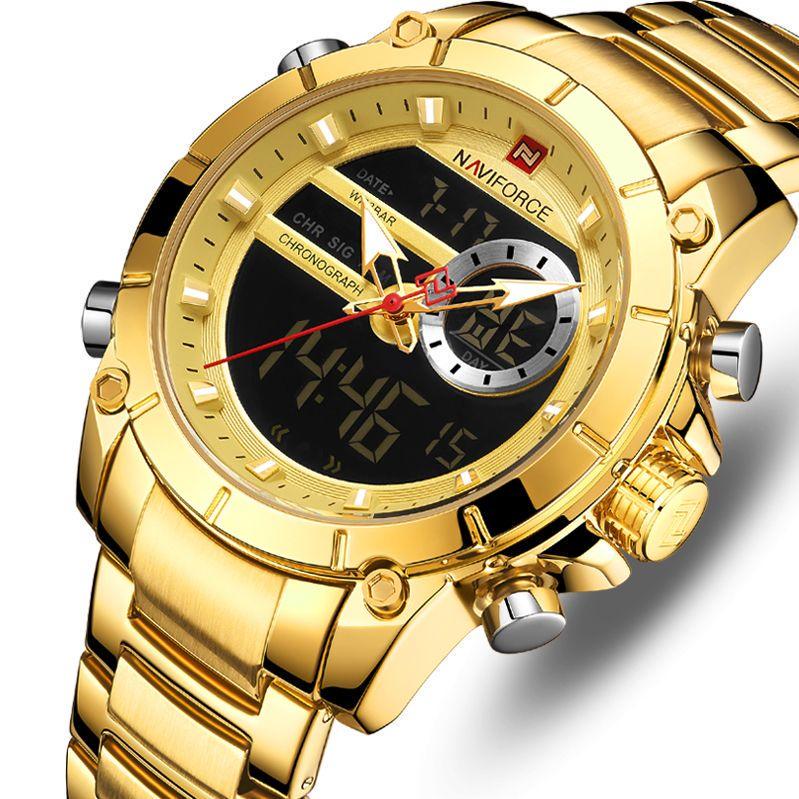 Наручний годинник NaviForce Jazz Gold (2550645922)
