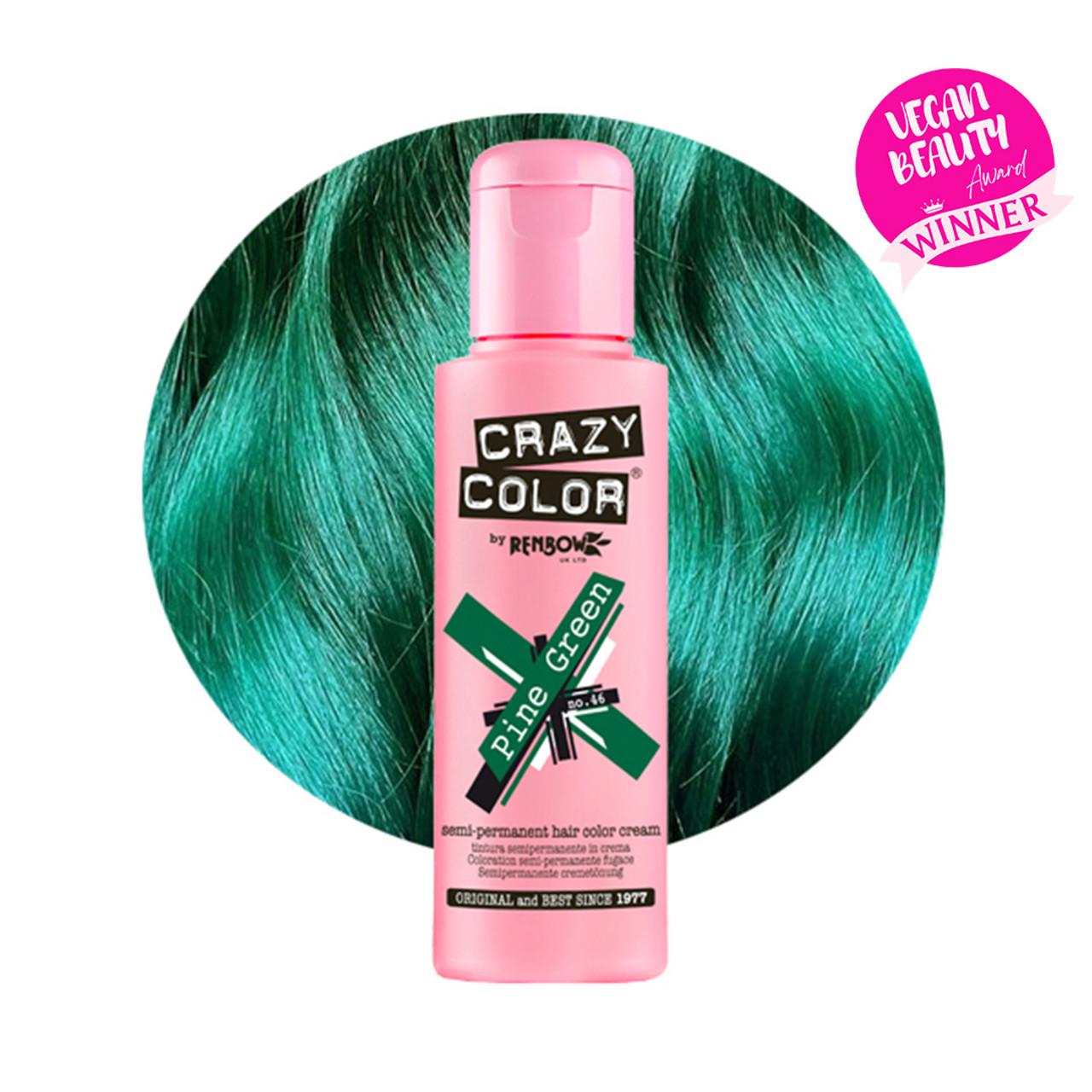 Тинт-краска для волос CRAZY COLOR 46 Pine Green 100 мл - фото 2