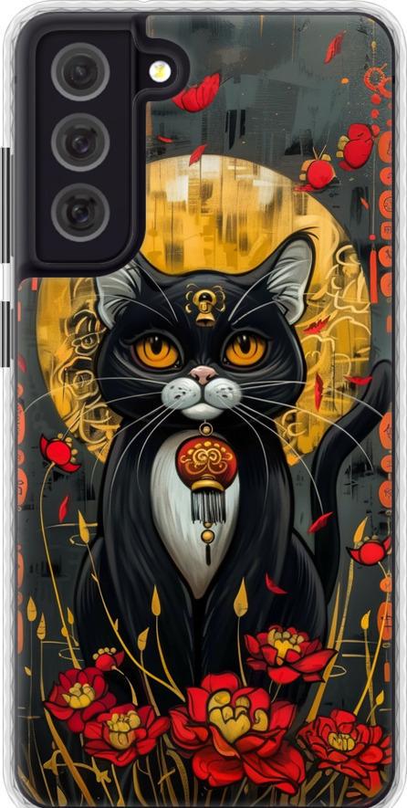 Чехол на Samsung Galaxy S21 FE China Cat (6134pc-2302-42517) Чехол на Samsung Galaxy S21 FE China Cat (6134pc-2302-42517)