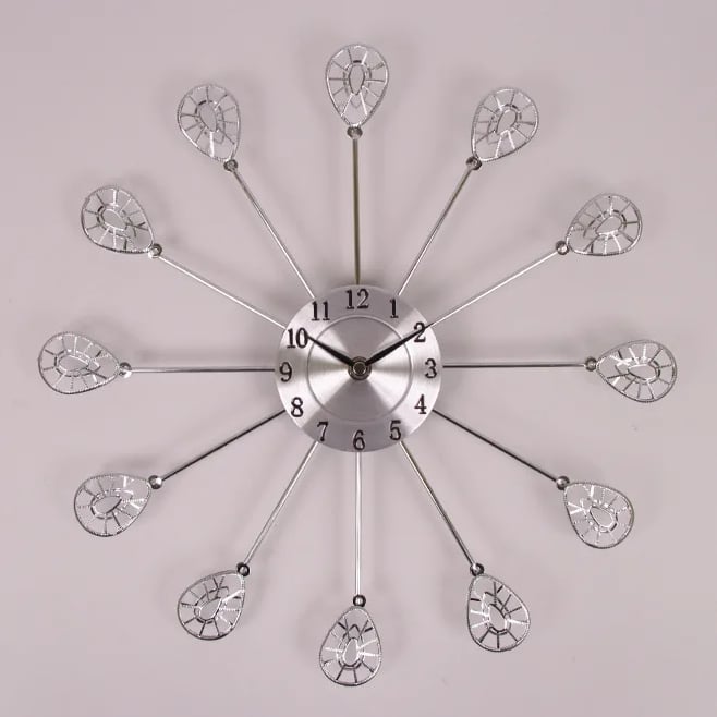 Часы металлические Flora D-37см.(8714)