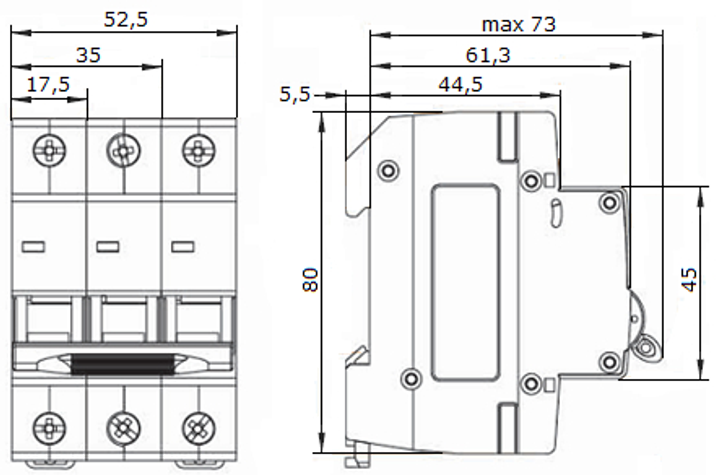 Автоматичний вимикач ECOHOME 1p C 10A - фото 4