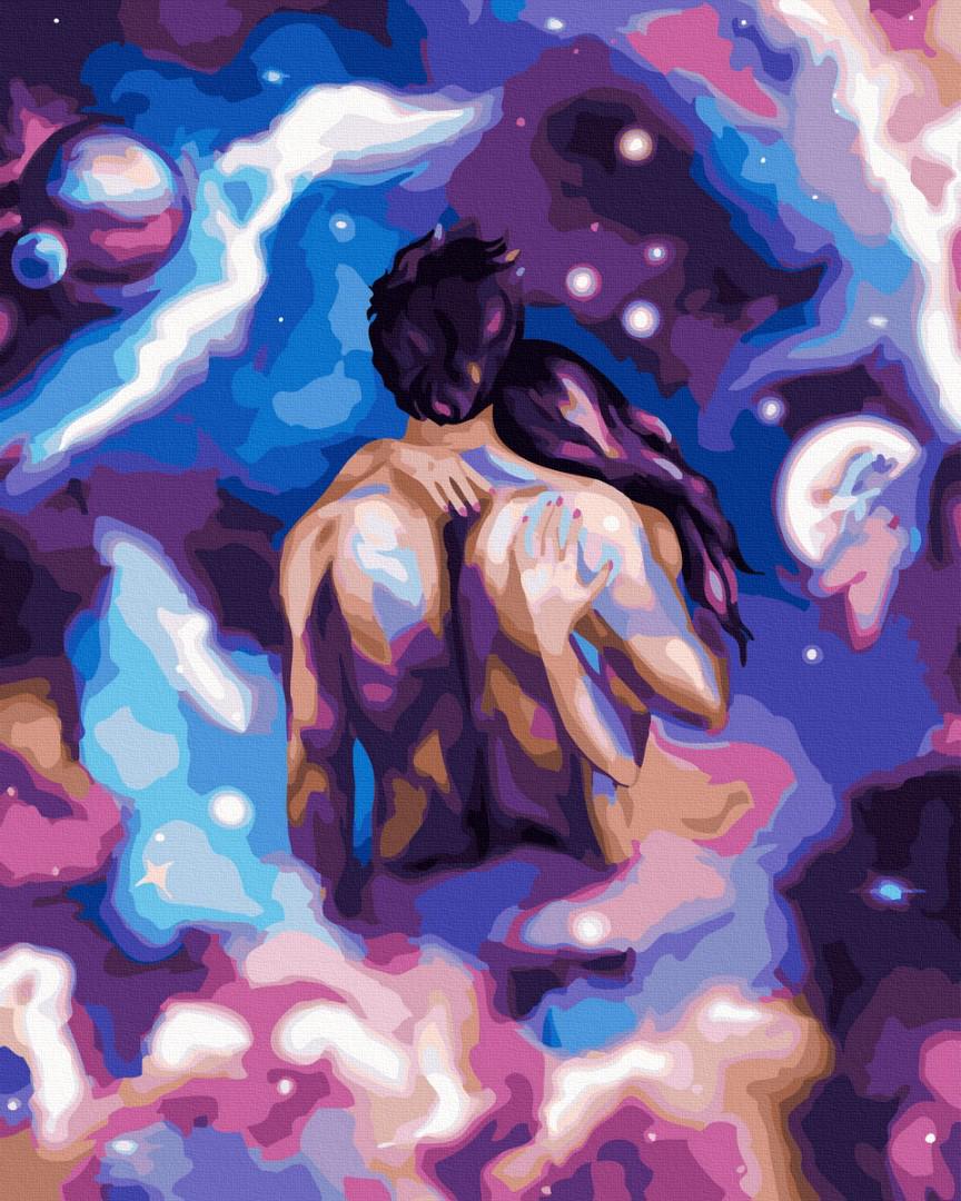 Картина по номерам Brushme Космическая романтика 40x50 см (PGX41142)