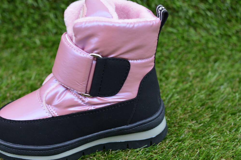 Сапоги детские зимние на липучке р. 26 Фиолетовый (11356463) - фото 7 Сапоги детские зимние на липучке р. 26 Фиолетовый (11356463) - фото 7