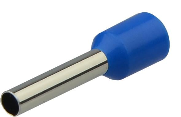 Наконечник изолированный АСКО-Укрем НТ 0,75-10 0,75 мм2 гильза 10 мм 100 шт. Синий (A0060010016)