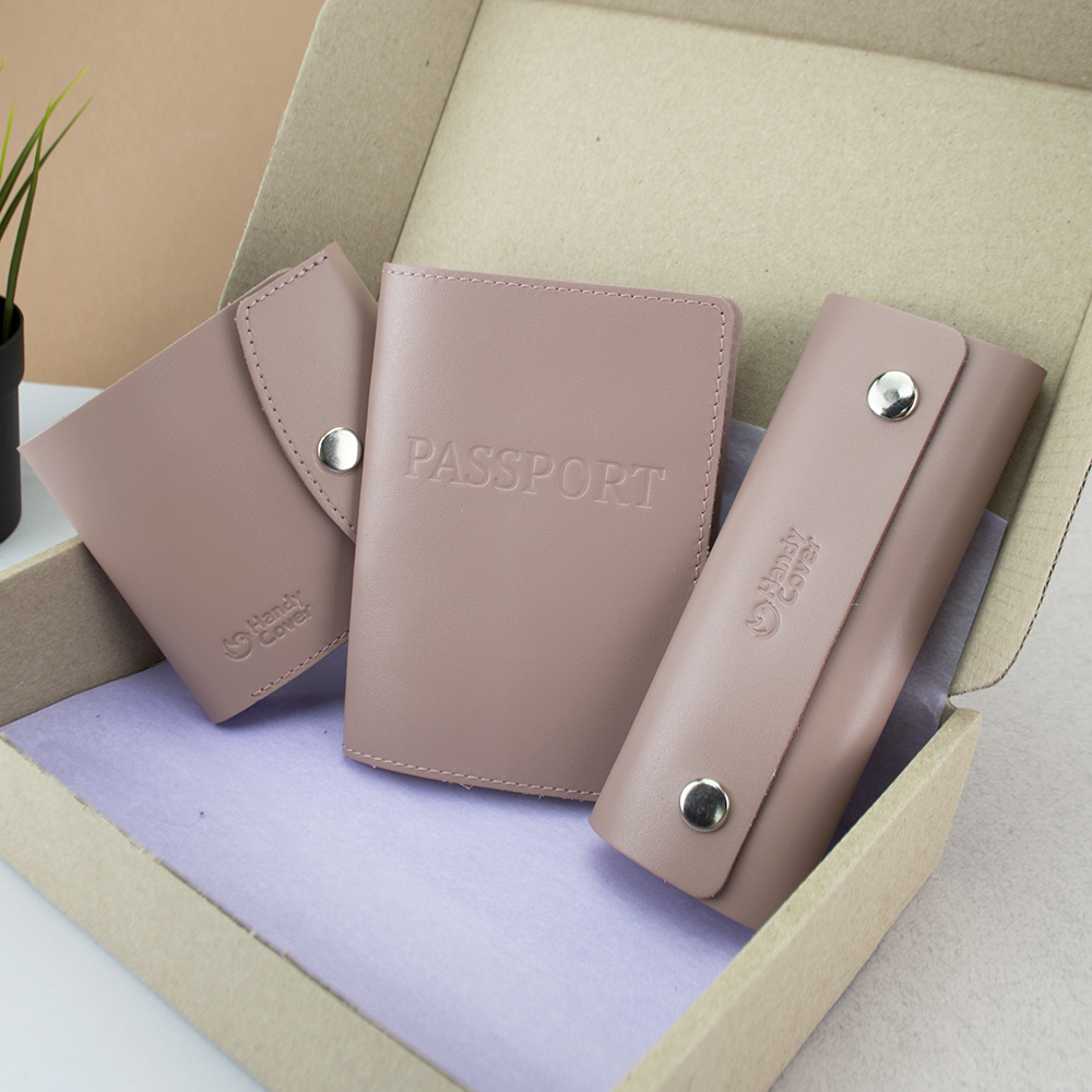 Подарочный набор женский Handycover №54 3 предмета Нюдовый