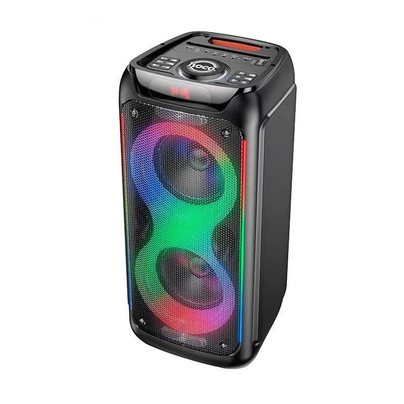 Портативная колонка Hoco Precious RGB Light BT speaker DS54 Bluetooth с микрофоном 40 Вт Черный (609586)