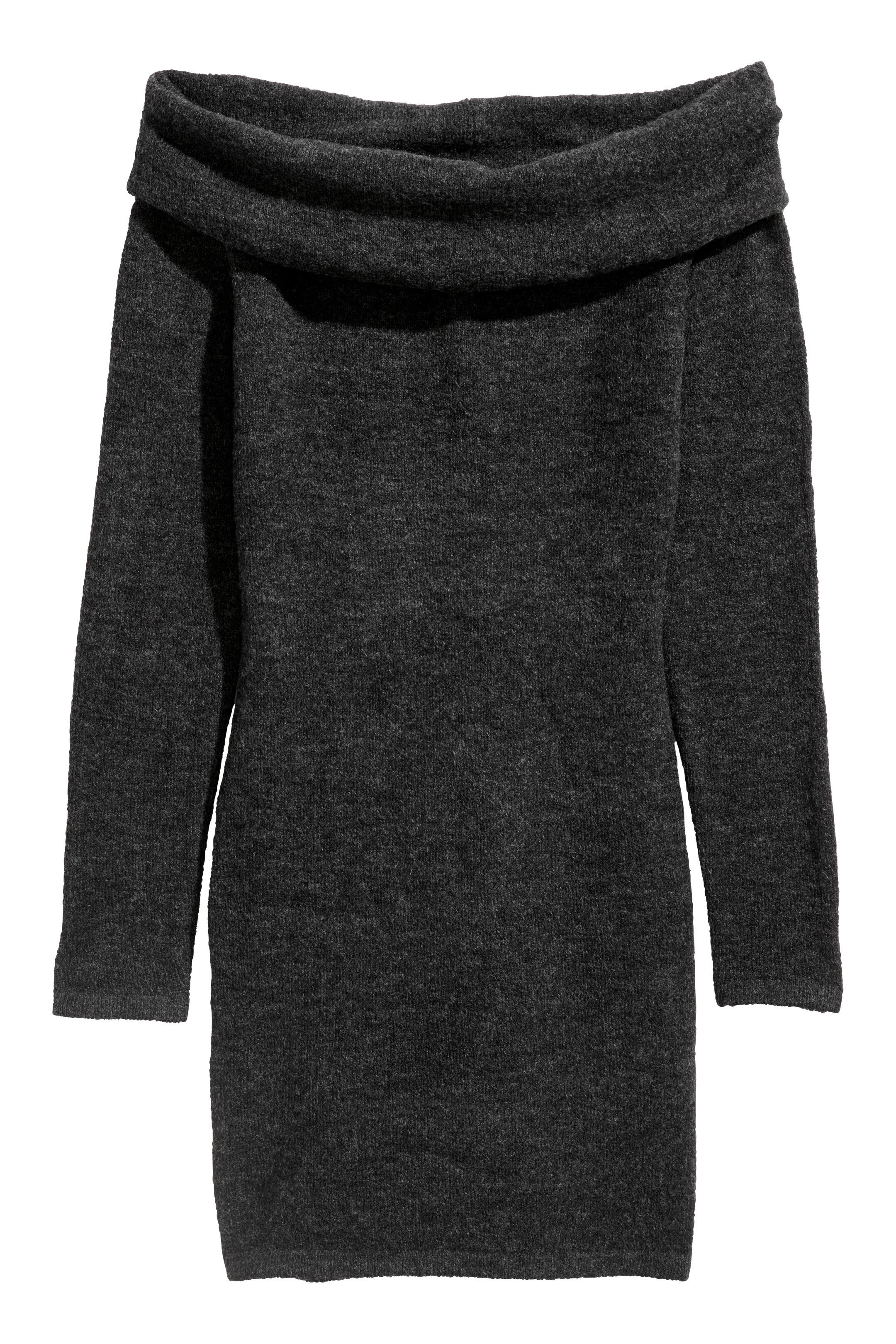 Сукня H&M р. 34 Темно-сірий (5390026)