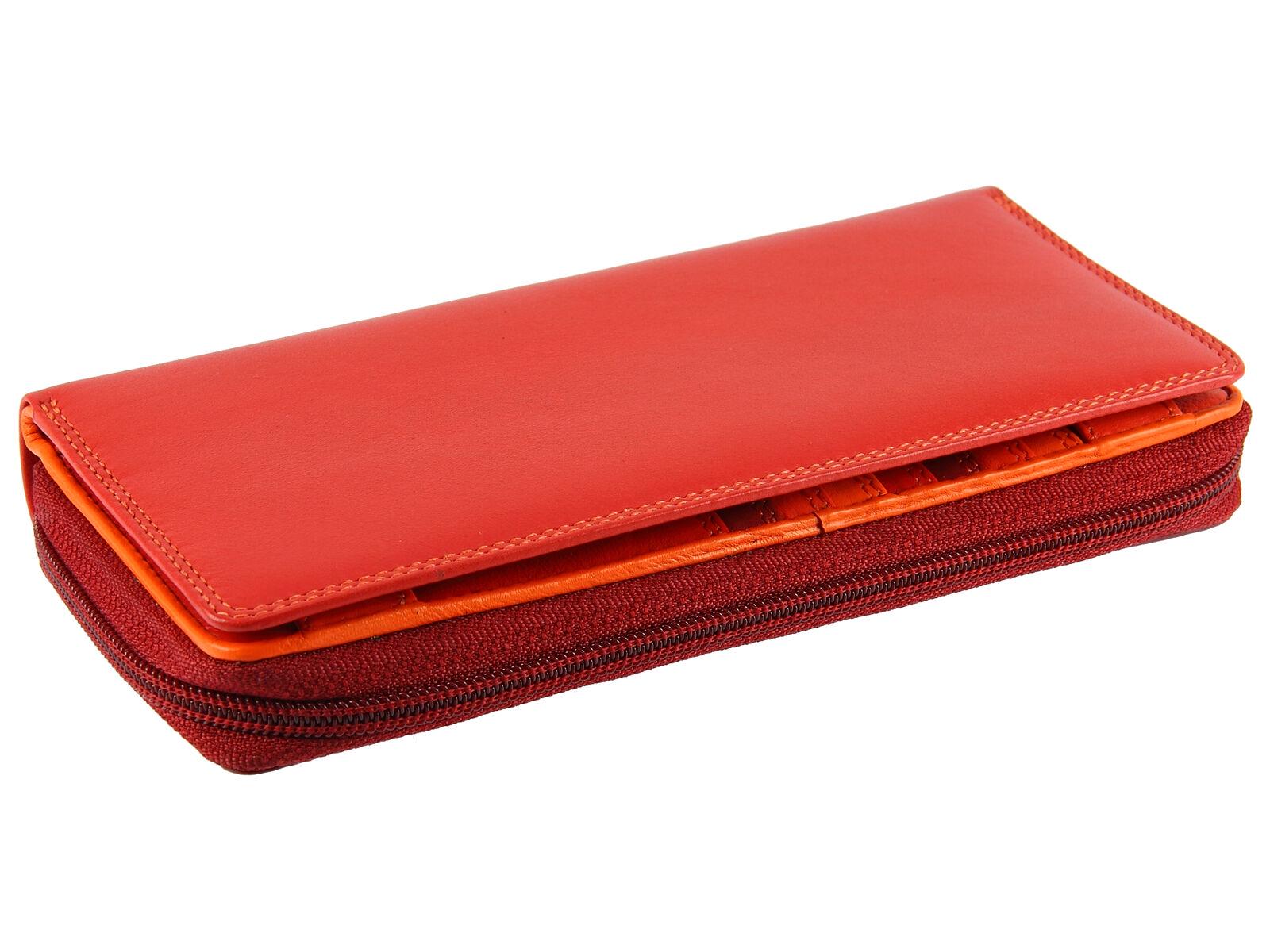 Кошелек женский кожаный Visconti RB55 - Honolulu Red multi