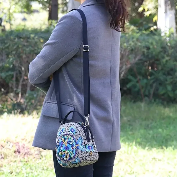 Женская сумка через плечо C01085 с 2 отделениями 16х12х19 см (26250916) - фото 3 Женская сумка через плечо C01085 с 2 отделениями 16х12х19 см (26250916) - фото 3