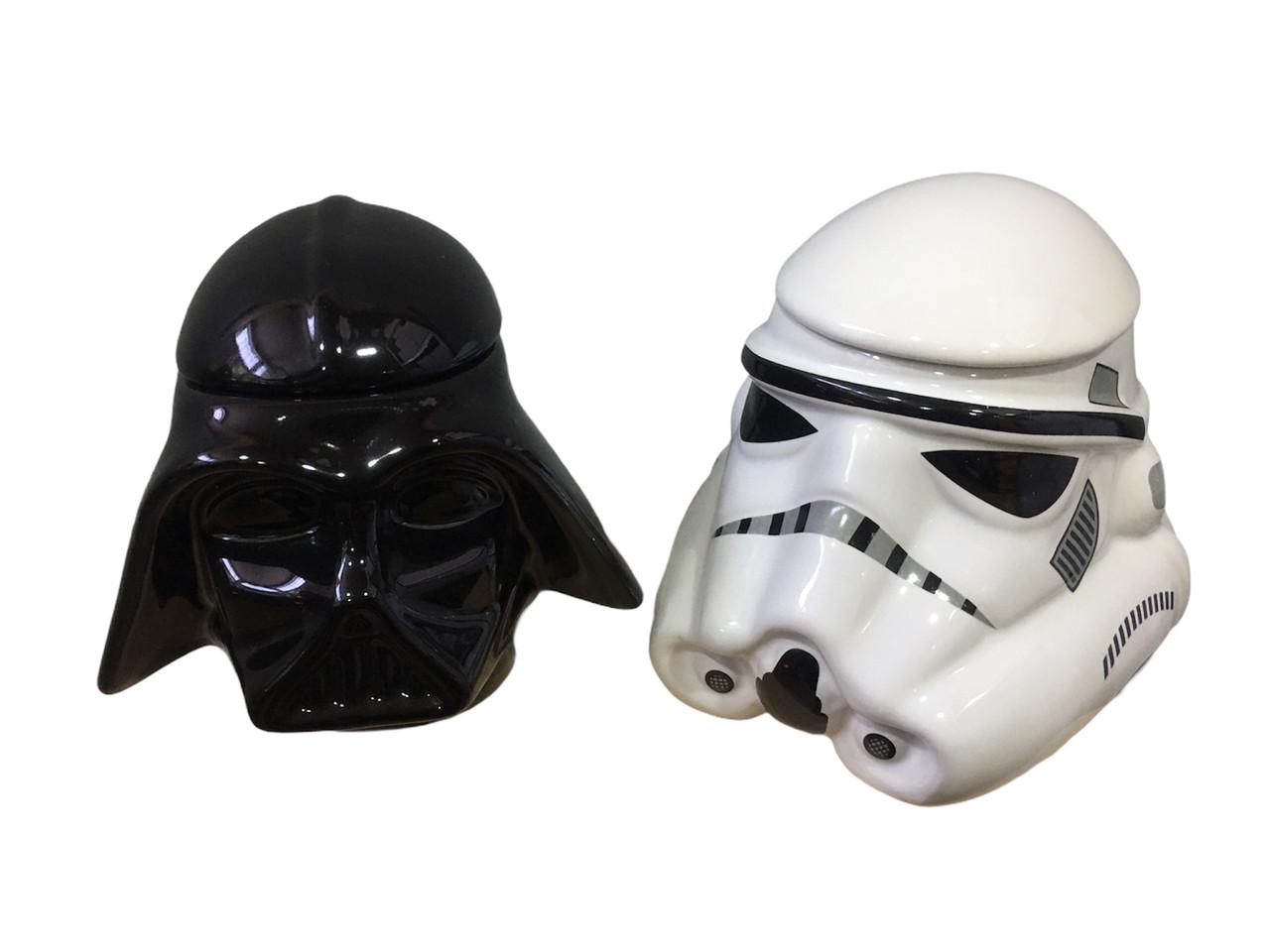 Подарочный набор кружка и чашка 3D с крышкой Star Wars Дарт Вейдер и Штурмовик 350/450 мл Подарочный набор кружка и чашка 3D с крышкой Star Wars Дарт Вейдер и Штурмовик 350/450 мл