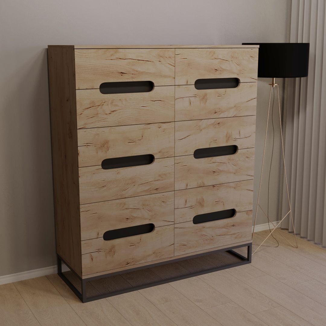 Комод Тиса Мебель 426 Дуб Тахо (9004031) Комод Тиса Мебель 426 Дуб Тахо (9004031)