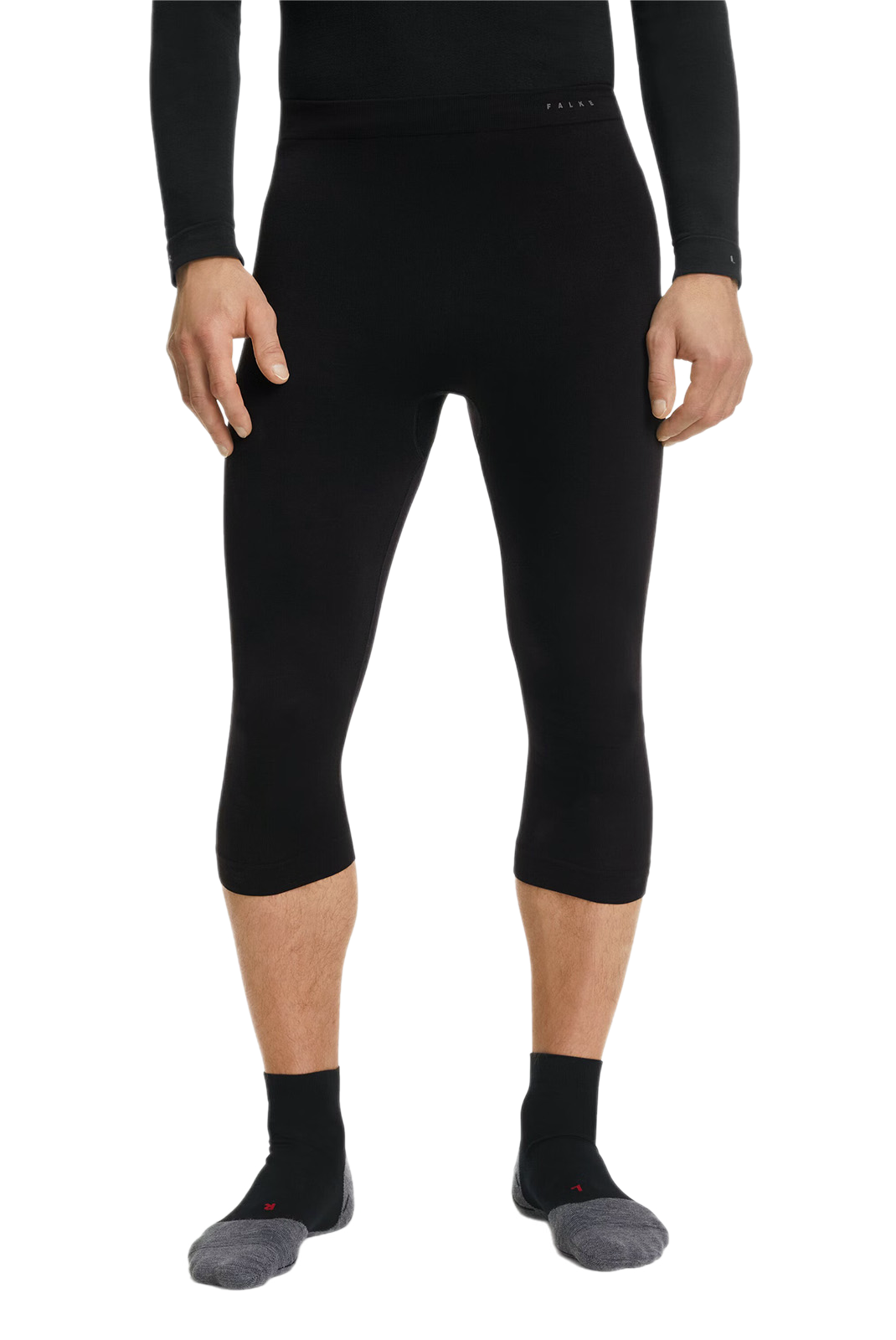 Термотайсы Falke ESS Wool-Tech 3/4 Tights р. 46/S Черный (33234-3000-S)