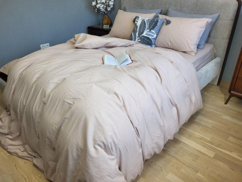 Комплект постельного белья с резинкой База хлопок двуспальный/наволочки 50х70 см Cappuccino (W1331) - фото 5 Комплект постельного белья с резинкой База хлопок двуспальный/наволочки 50х70 см Cappuccino (W1331) - фото 5