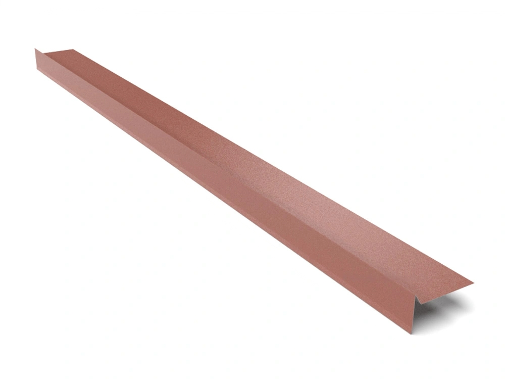 Планка для бітумної черепиці вітрова (RAL30095050) - фото 1 Планка для бітумної черепиці вітрова (RAL30095050) - фото 1