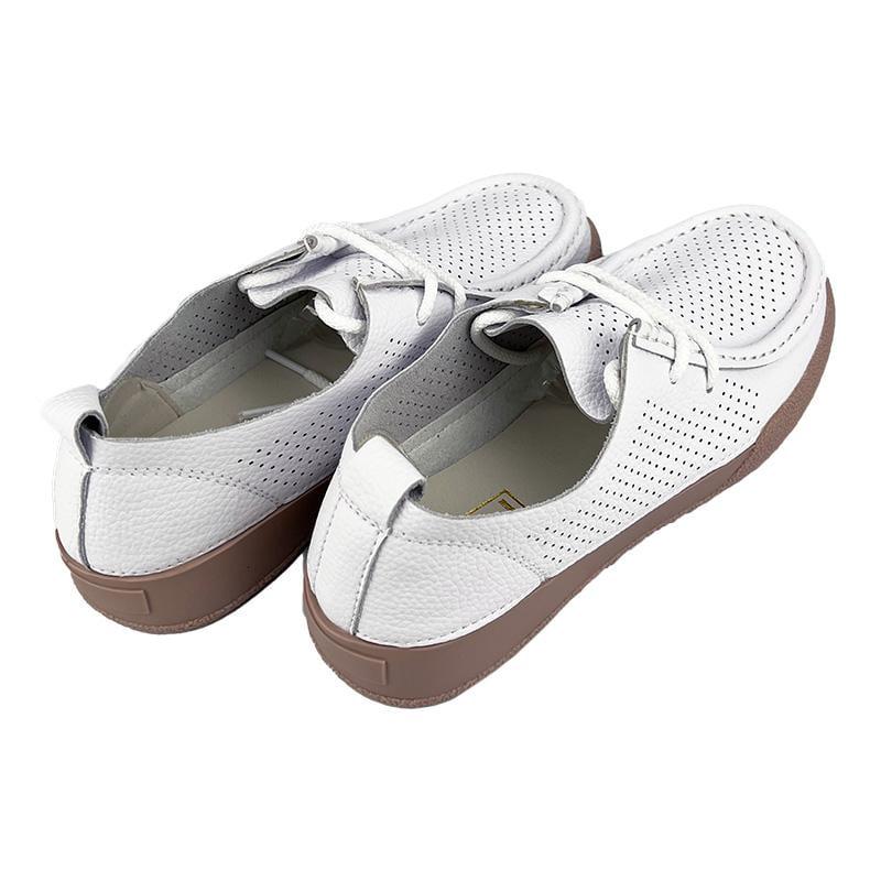 Мокасины женские перфорированная кожа 7035-2 р. 36 23 см Белый - фото 4 Мокасины женские перфорированная кожа 7035-2 р. 36 23 см Белый - фото 4