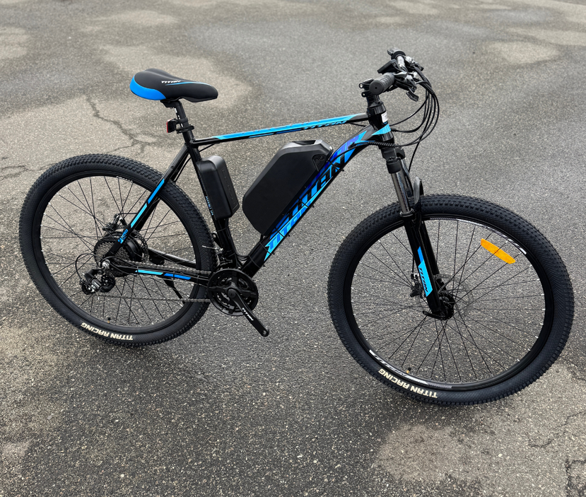 Велосипед с Е-комплектом Arena 29" рама 22'' 48 В 500 Вт 24 Ah/до 80 км запас хода LSD-DIsplay Синий