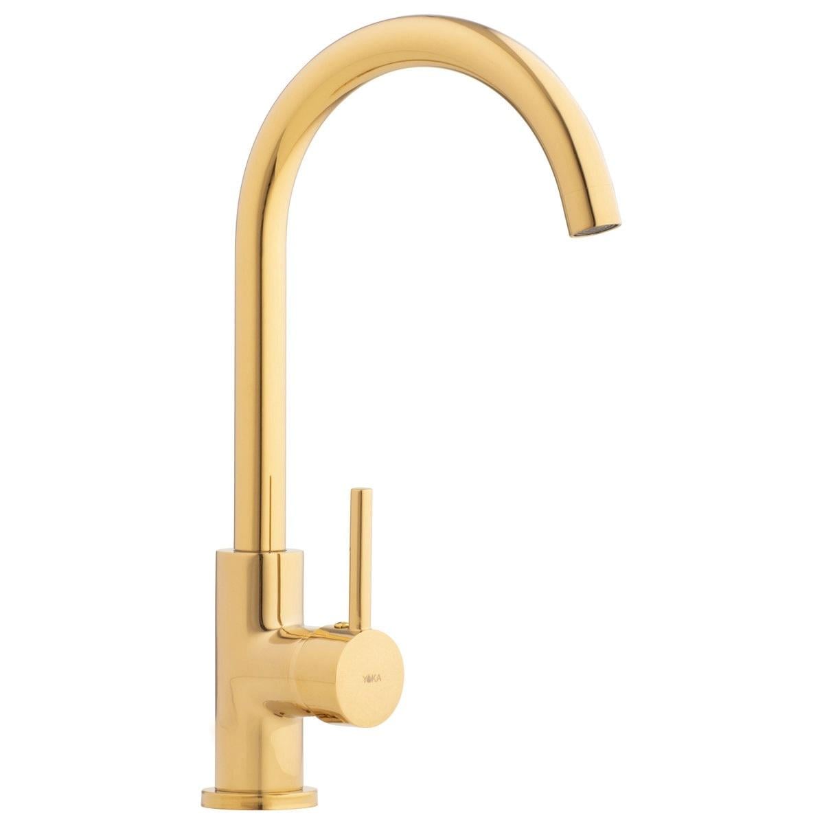 Смеситель для кухни Yoka BZ.VERVO-GLD reac-20000000165 однорычажный Золотой (161998)