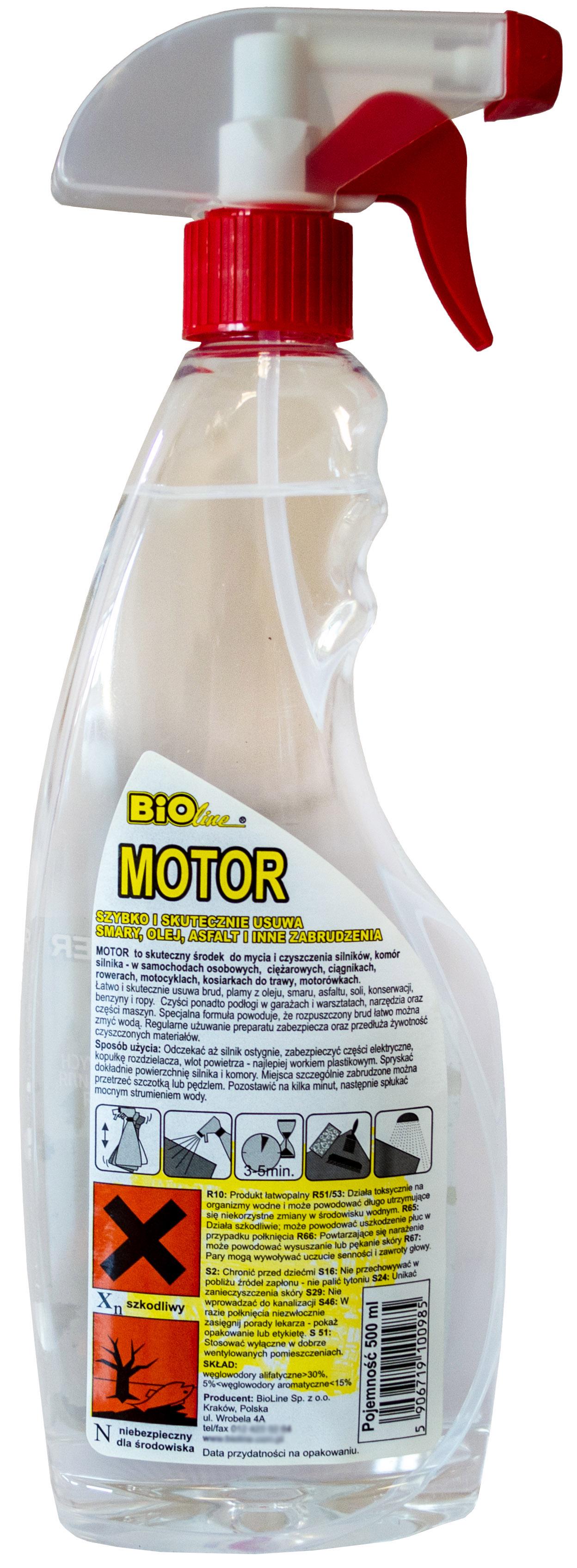 Очиститель двигателя Bio Line Motor триггер 500 мл (000047960) - фото 3 Очиститель двигателя Bio Line Motor триггер 500 мл (000047960) - фото 3