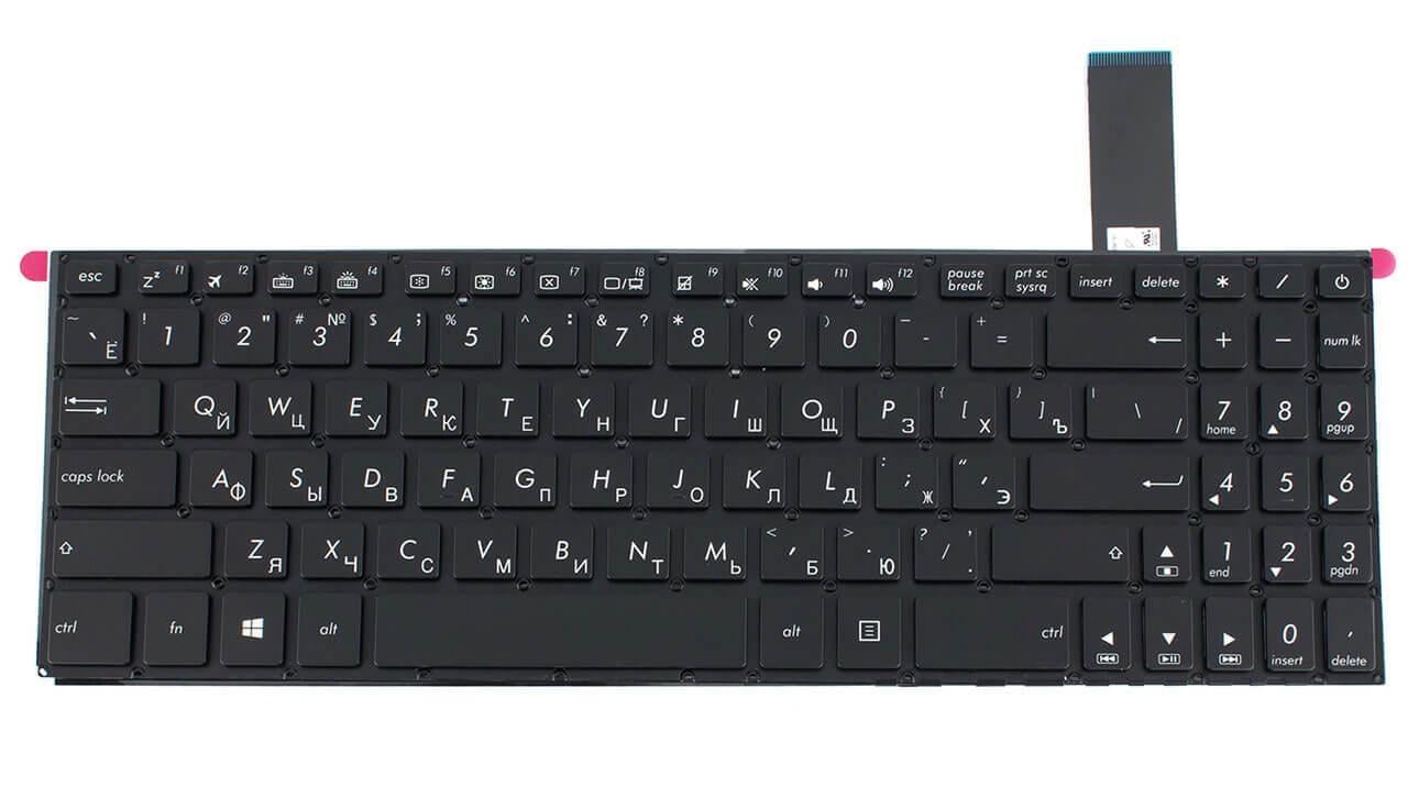 Клавиатура для ноутбука Asus R570DD с подсветкой клавиш (0KNB0-5101RU00)