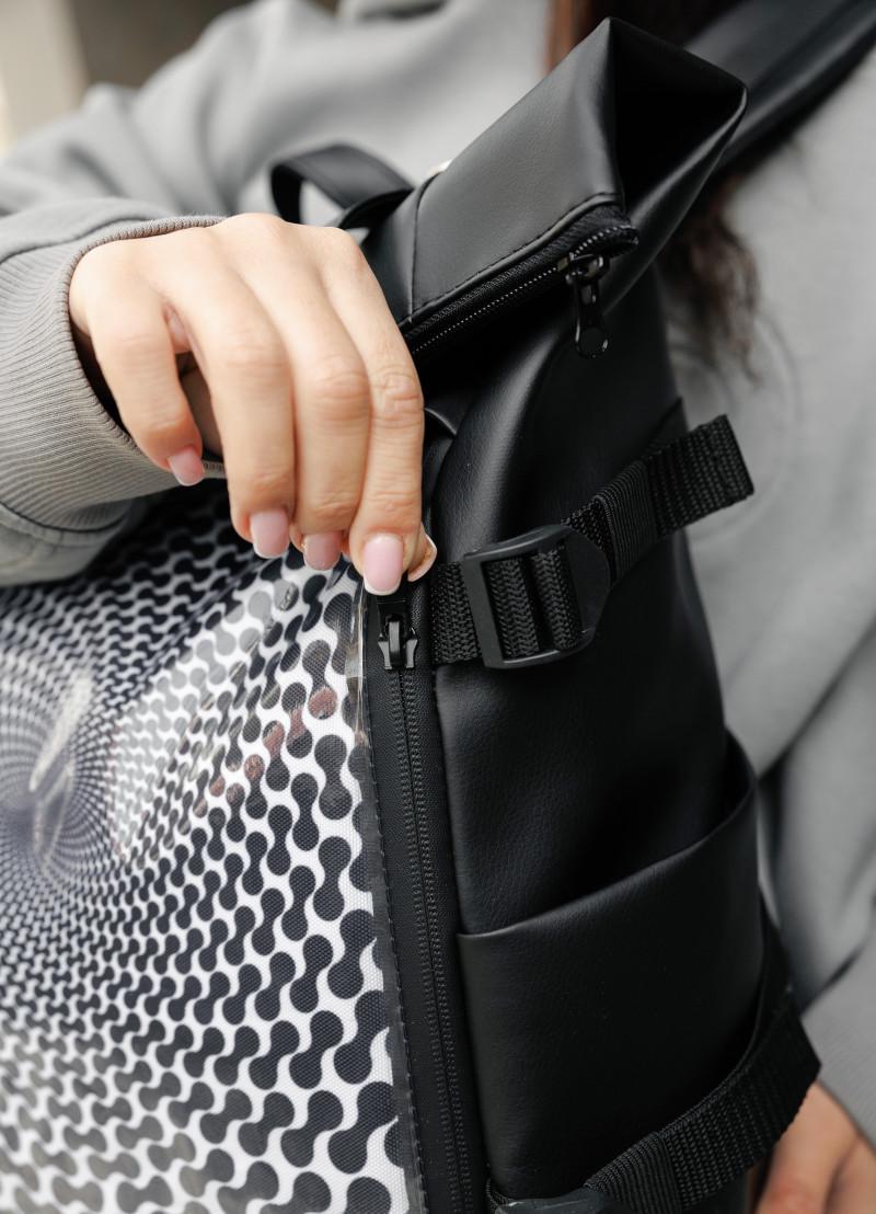 Рюкзак жіночий Sambag RollTop Hacking 41x30x16 см (24460122) - фото 5