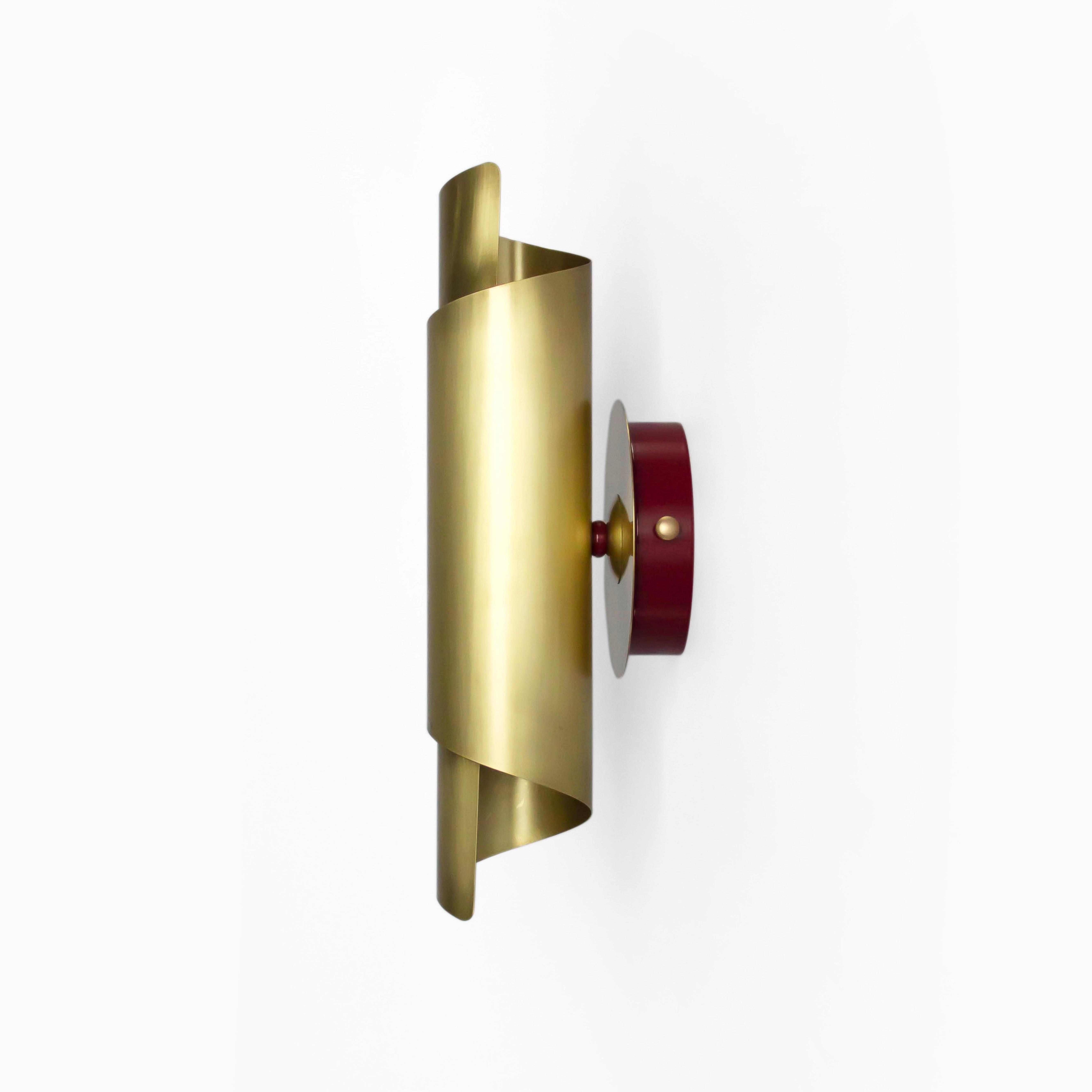 Настенный светильник двойной из латуни Gaff Design Brass White (BRASS17) - фото 2