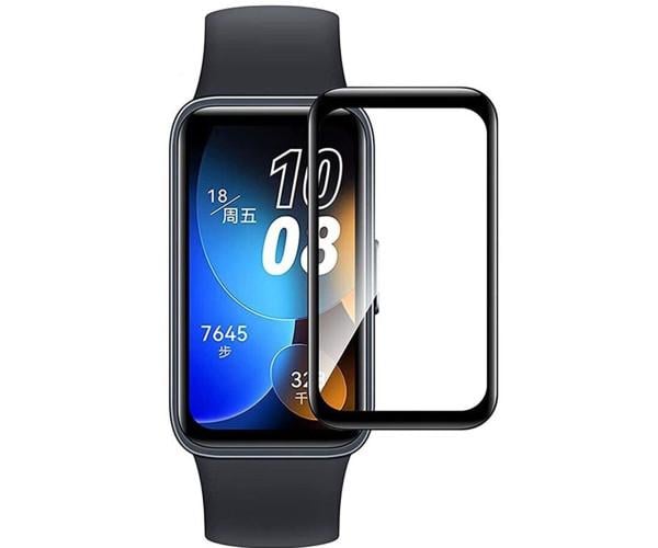 Защитное стекло SoftGlass Full Cover для смарт-часов Huawei Band 8 Black