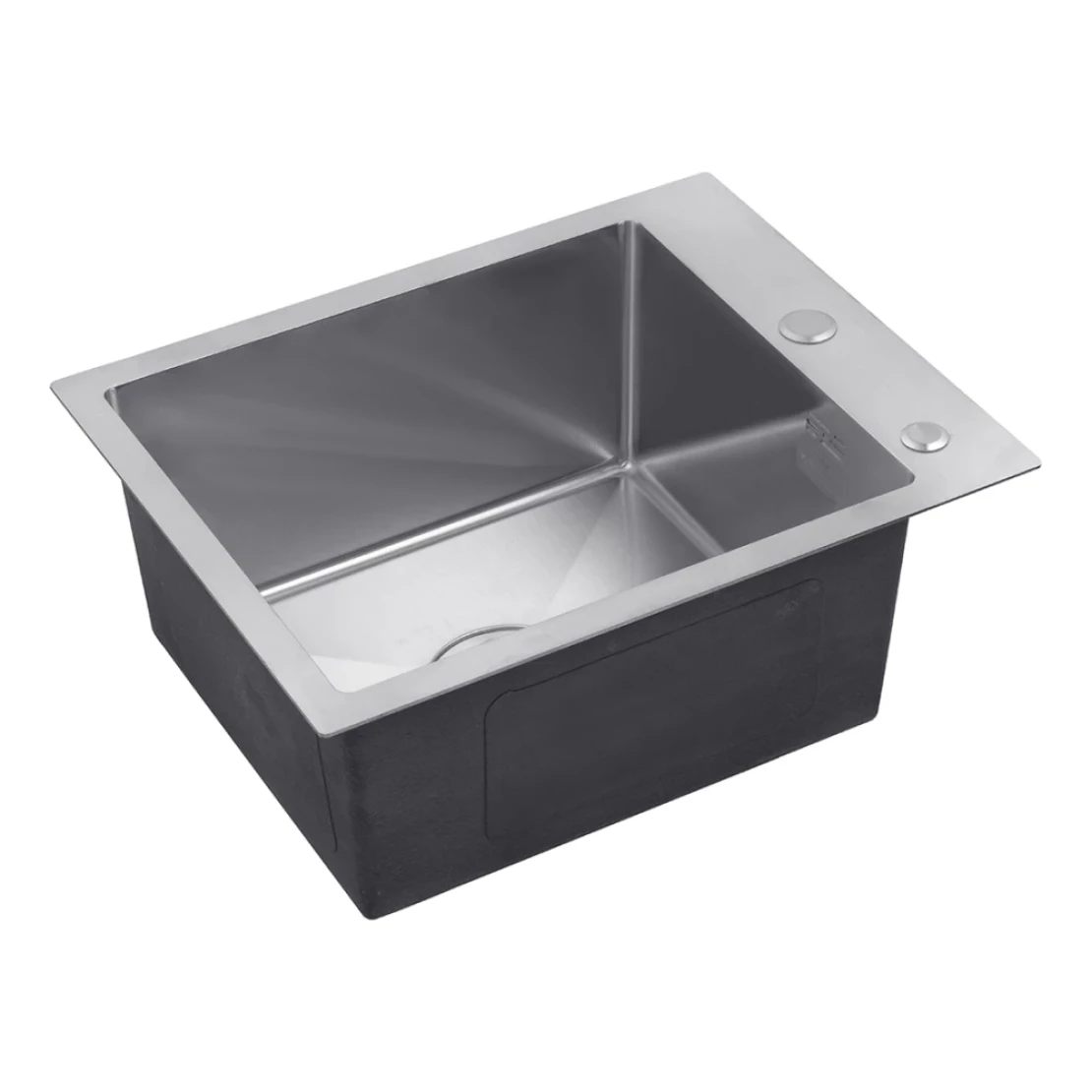 Мийка для кухні Kroner KRP Gebürstet 4050HM 3/1 мм з нержавіючої сталі (CV029164) - фото 4 Мийка для кухні Kroner KRP Gebürstet 4050HM 3/1 мм з нержавіючої сталі (CV029164) - фото 4