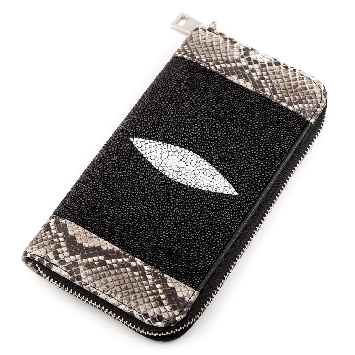 Кошелек женский Stingray leather 18212 кожа Черный