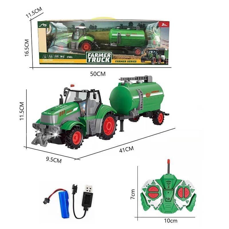 Іграшка дитяча Трактор із причепом QH 205-3 акумуляторний на пульті радіокерування (2632801171) - фото 8 Іграшка дитяча Трактор із причепом QH 205-3 акумуляторний на пульті радіокерування (2632801171) - фото 8
