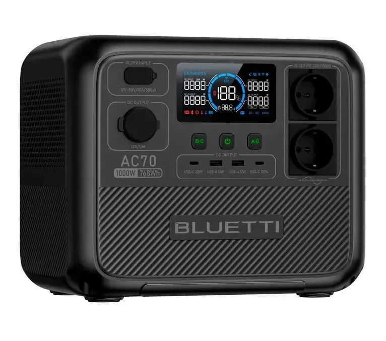 Зарядна станція BLUETTI AC70 1000 Вт 768 Вт/год LiFePO4