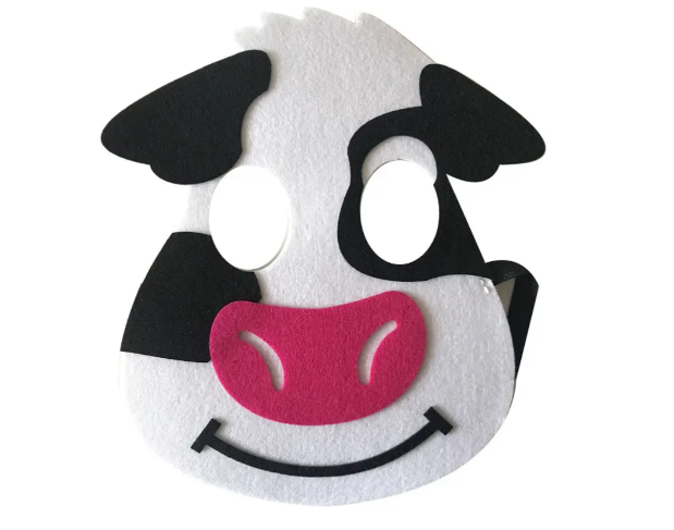 Маска детская Корова для детей One size Разноцветный (3204/34)