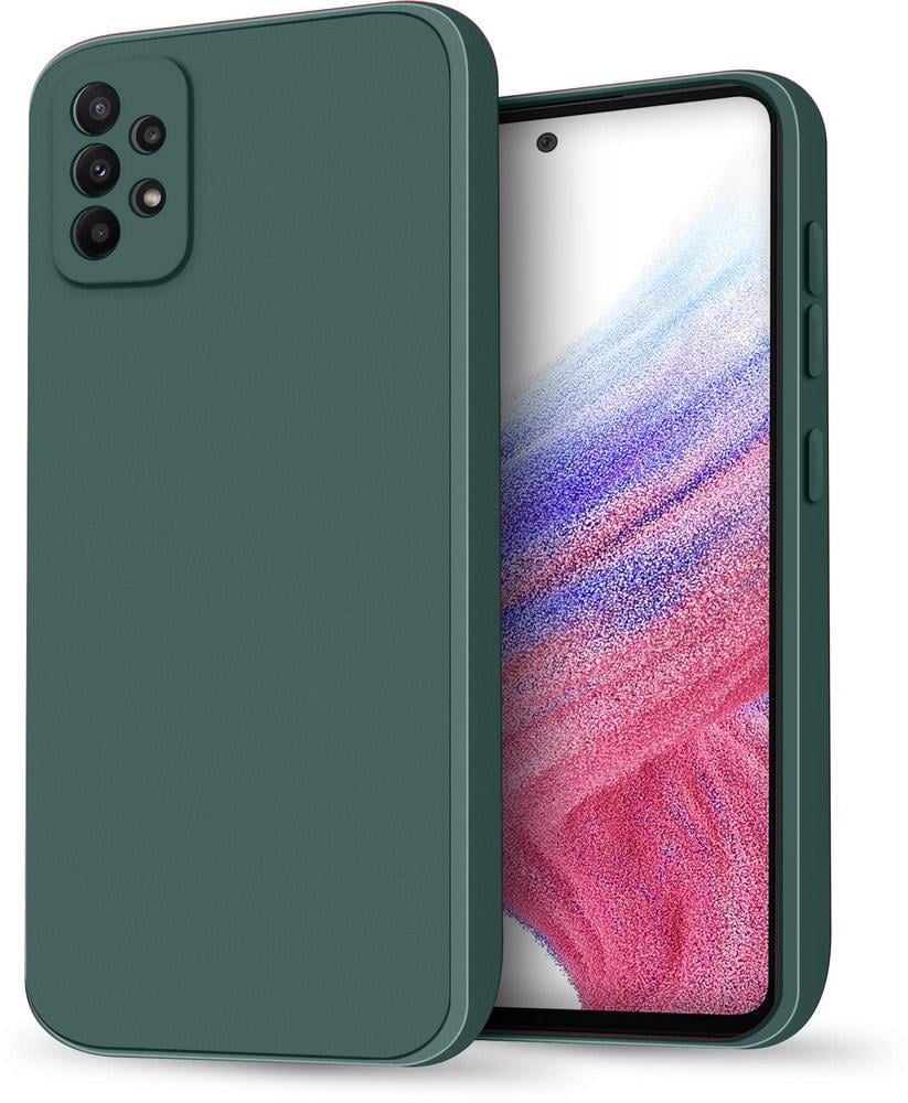 Силиконовый чехол HardCorner Samsung Galaxy A53 A536 (с микрофиброй) Green (35414-08)